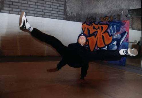 Remy at the practice room in 1994, two years before the website went online