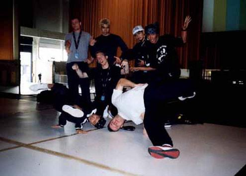 Stage representing at BOTY 1999
