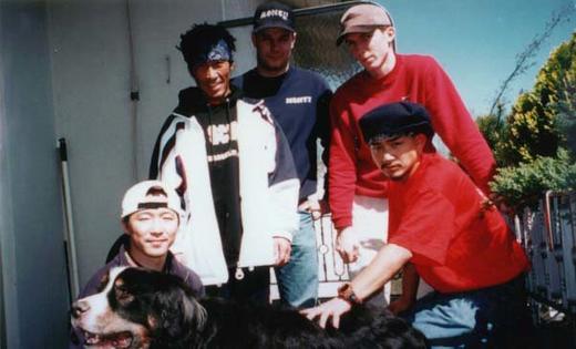 Takeo, Hiro, Monty, Remy & Tsuyoshi, 1998